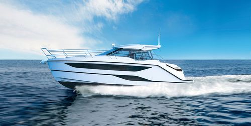 Lancha Express Cruiser com motor de centro - SR33 - BAVARIA YACHT - bimotor / com hard-top / máx. 10 pessoas