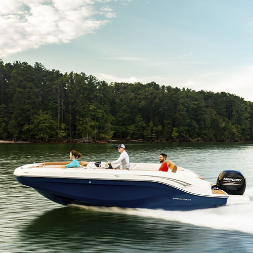 Deck-boat com motor de popa - DX2000 - Bayliner - open / bowrider / com console lateral