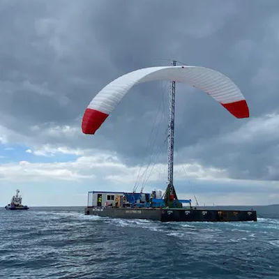 Sistema de propulsão com pipa para navio - SEAWING - Airseas - automático