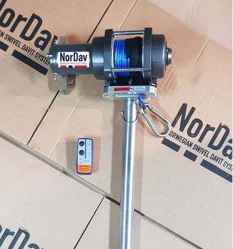 Guincho para barco - 0008 - NORDAV - NORWEGIAN SWIVEL DAVIT SYSTEM - para iate / para turco / elétrico