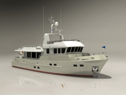 Iate a motor de cruzeiro - 61′ - Altena Yachting - offshore / com flybridge / com casa do leme