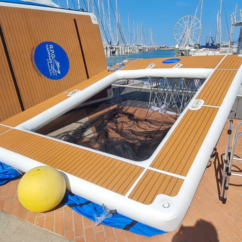 Piscina flutuante - PIS-400/400 - RPG s.r.l. - para iate
