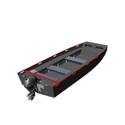 Barco profissional barco de trabalho - Blackout 570 - KND Naval Design - com motor de popa / em PEHD / com casco rígido