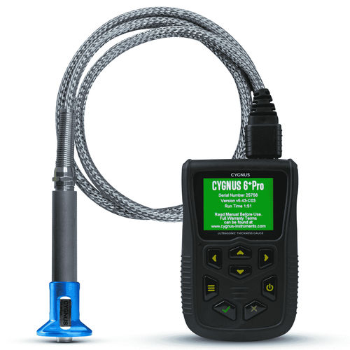 Medidor de espessura para metais - Cygnus 6+ PRO - Cygnus Instruments Ltd - ultrassônico / com Bluetooth