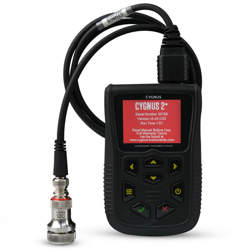Medidor de espessura para metais - Cygnus 2+ - Cygnus Instruments Ltd - ultrassônico