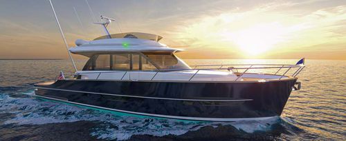 Iate a motor de pesca esportiva - 63 - Burger Boat Company - com flybridge / IPS POD / 3 cabines