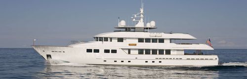 Megaiate de alta velocidade - INGOT - Burger Boat Company - clássico / com casa de leme elevada / com casco de deslocamento