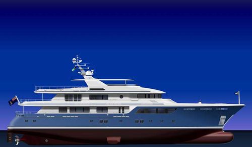 Megaiate de cruzeiro - 150' Explorer  - Cheoy Lee - trawler / com casa de leme elevada / de fibra de vidro
