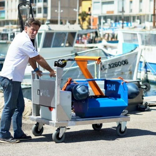 Carrinho de movimentação - DPOL® Lifter - EKKOPOL - de transporte / para píer / em alumínio