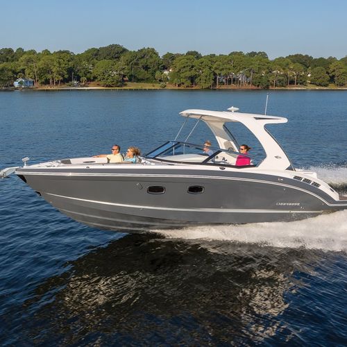 Lancha Express Cruiser com motor de centro - 347 SSX - Chaparral - open / com console dupla / bowrider
