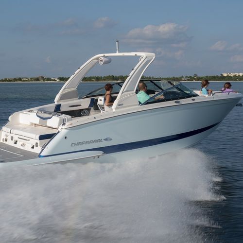 Lancha de proa aberta com motor de centro - 287 SSX - Chaparral - com console dupla / bowrider / open