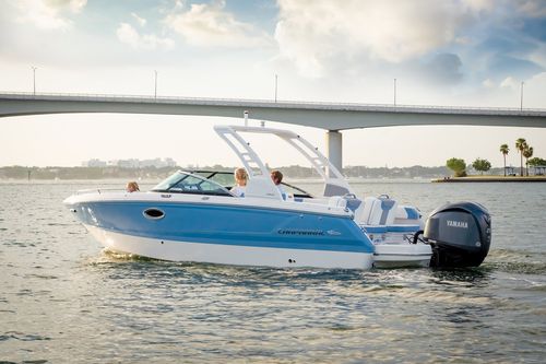 Lancha de proa aberta com motor de popa - 250 OSX - Chaparral - com console dupla / bowrider / open
