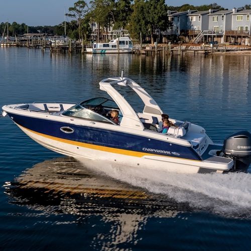 Lancha de proa aberta com motor de popa - 270 OSX - Chaparral - com console dupla / bowrider / open