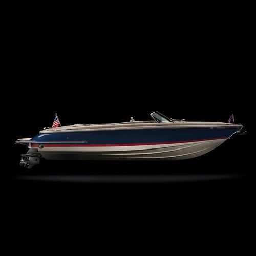Lancha de proa aberta com motor de centro - Launch 27 - Chris Craft - open / com console dupla / bowrider