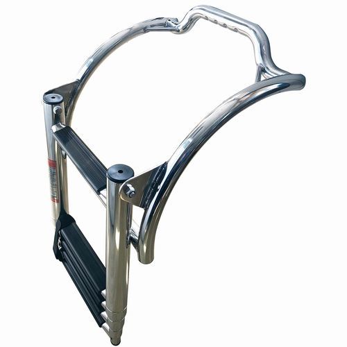 Escada para barco inflável - 40251164 - Imnasa - telescópica / de banho / em aço inoxidável