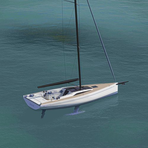 Veleiro Day Sailer - GS BLUE - Grand Soleil Yachts - 1 cabine / com gurupés / com duas rodas de leme
