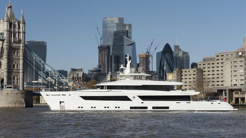 Megaiate de cruzeiro - MOON SAND - Lurssen Yachts - clássico / com casa de leme elevada