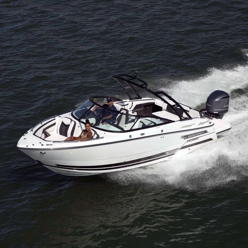 Lancha de proa aberta com motor de popa - 255SS - Monterey Boats - com console dupla / bowrider / open