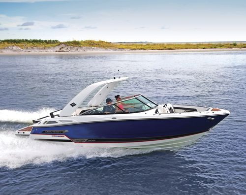 Lancha de proa aberta com motor de centro - 278SS - Monterey Boats - com console dupla / bowrider / para esqui aquático