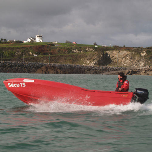 Barco profissional barco salva-vidas - 15 - 2win - com motor de popa