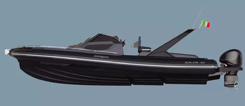 Barco inflável com motor de popa - Soleil 42 - Nautica Salpa - bimotor / semirrígido / open