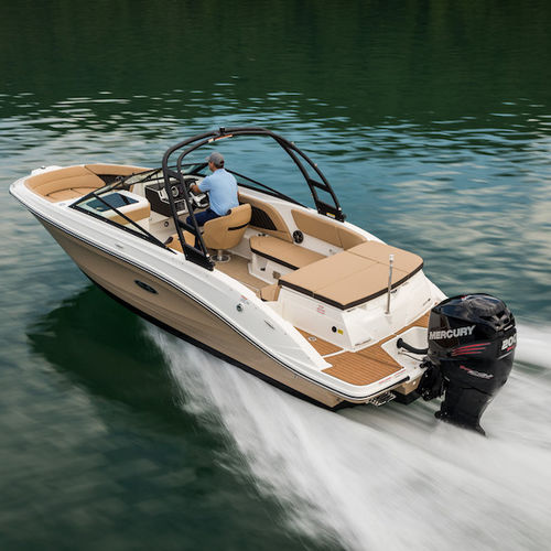 Lancha de proa aberta com motor de popa - SPX 230 OB - Sea Ray - com console dupla / bowrider / open