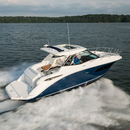 Lancha Express Cruiser com motor de rabeta - SUNDANCER 320 - Sea Ray - a diesel / bimotor / open