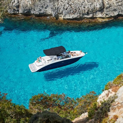 Deck-boat com motor de centro - SDX 270 - Sea Ray - com console dupla / open / bowrider