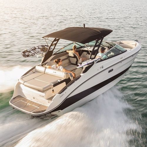 Lancha de proa aberta com motor de centro - SLX 260 SURF - Sea Ray - com console dupla / bowrider / open