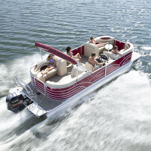 Pontoon boat com motor de popa - 820 Cruise - Sylvan Pontoons - máx. 9 pessoas