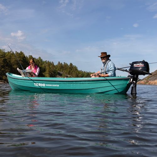 Bote com motor de popa - Saiman Hunter - Terhi Oy - open / de pesca esportiva / máx. 4 pessoas