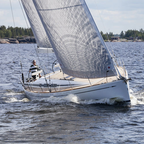 Iate à vela de cruzeiro oceânico - 54 - Nautor Swan - 3 cabines / de popa aberta / com leme duplo