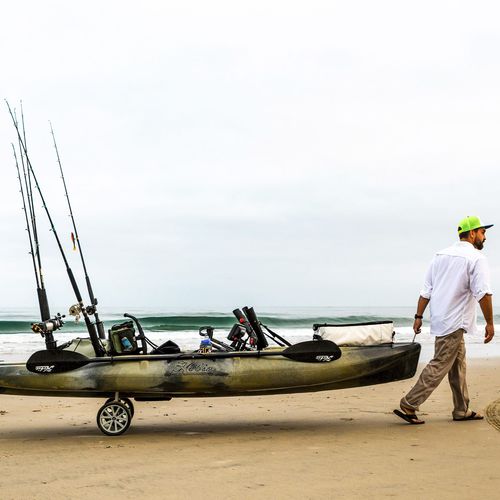 Carrinho para colocação na água - PLUG-IN CART - Hobie Cat USA - para caiaque ou canoa