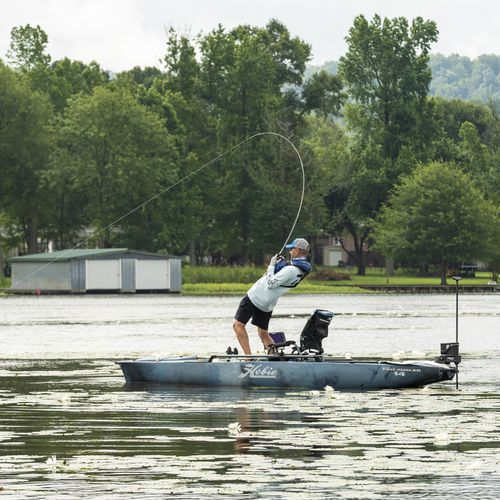 Caiaque aberto - MIRAGE PRO ANGLER 14 - Hobie Cat USA - de pesca / oceânico / para adulto