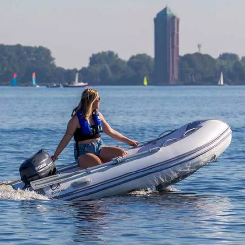 Barco inflável com motor de popa - CADET - ZODIAC - de casco rígido (RIB) / open / de mergulho