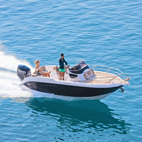 Lancha walkaround com motor de popa - NEXT 240 SH - Ranieri International - com console central / open / máx. 9 pessoas