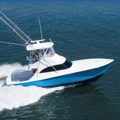 Lancha Express Cruiser com motor de centro - 46 BF - Viking Yachts - a diesel / open / de cruzeiro