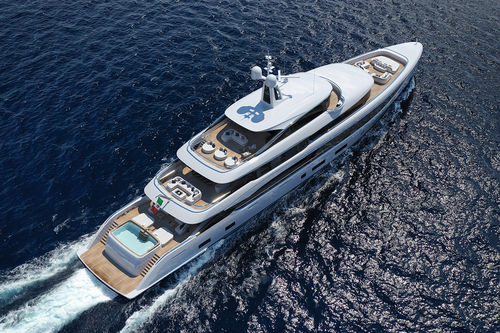 Megaiate de cruzeiro - B.NOW 60M - Benetti - com casa de leme elevada / de proa vertical / com piscina