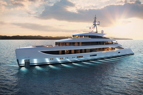 Megaiate de cruzeiro - B.NOW 67M - Benetti - clássico / com casa de leme elevada / 7 cabines