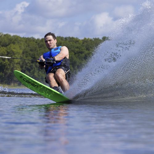 Esqui aquático de Slalom - Omerta  - O'Brien - em fibra de carbono / em fibra de vidro