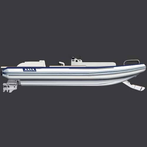 Catamarã inflável - 24 I/O - Novurania - com motor de centro / a diesel / semirrígido