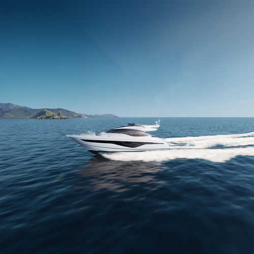Iate a motor de cruzeiro - S62 - Princess - com flybridge / 3 cabines / pernoite para 6 pessoas