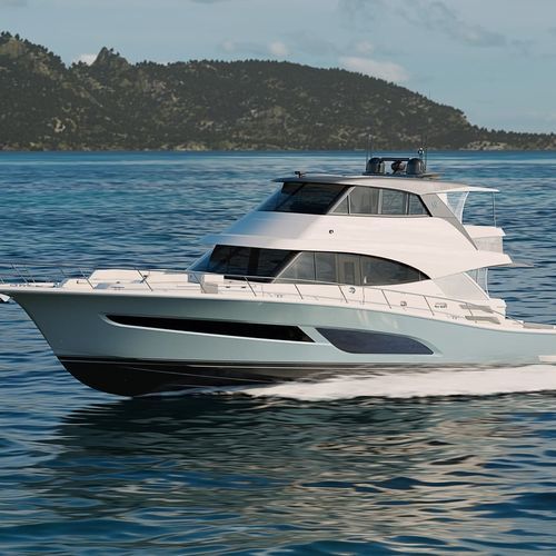 Iate a motor de cruzeiro - 58 - Riviera - esportivo / com flybridge fechado / IPS POD