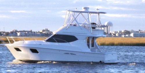 Lancha Express Cruiser com motor de centro - 36  - Silverton - a diesel / com flybridge / de pesca esportiva