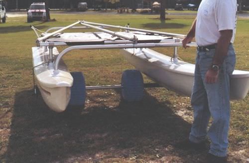 Carrinho para colocação na água - TIGER TRAX - American Sail - para multicasco esportivo