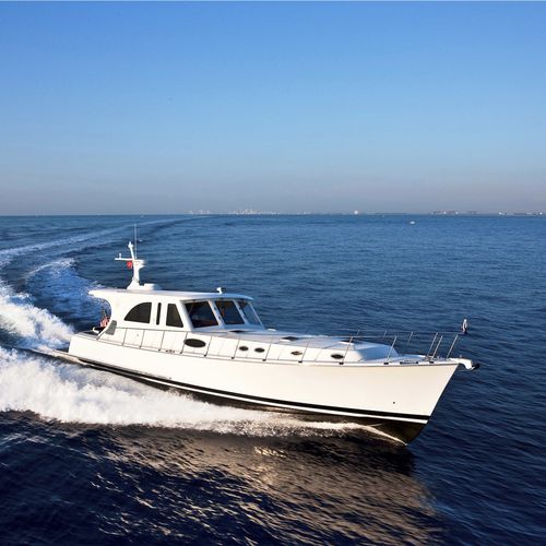 Iate a motor de cruzeiro - 56  - Vicem Yachts - clássico / tipo lobster / com casa do leme