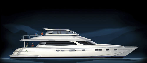 Iate a motor catamarã - W 88 - Warwick Yacht Design - de cruzeiro / com flybridge fechado / 6 cabines