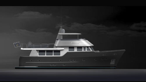 Iate a motor de expedição - W 65 - Warwick Yacht Design - trawler / com flybridge / 4 cabines