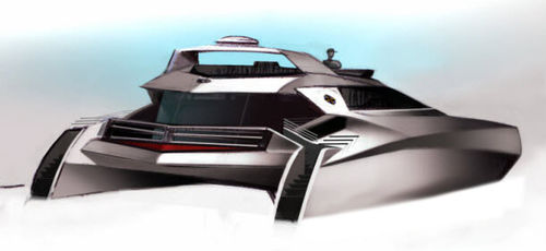 Iate a motor catamarã - Pedigree 655 - Pedigree Cats - de cruzeiro / com casa do leme / por medida