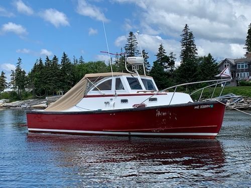 Lancha Cabin Cruiser com motor de centro - Ellis 24 Express Cruiser - Ellis Boat - a diesel / com casa do leme / de cruzeiro
